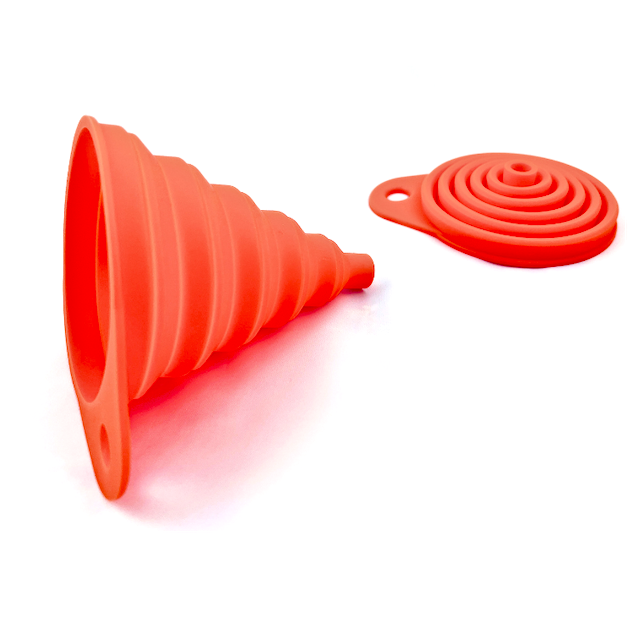 Collapsible Silicone Funnel - Large 3.5"