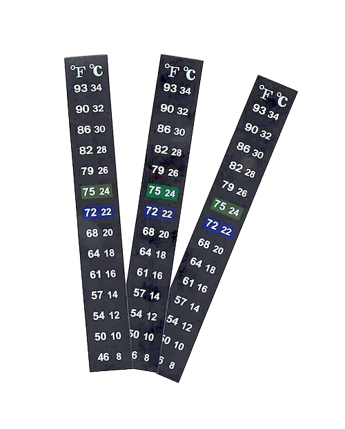 Adhesive Strip Thermometer (Fermometer) - (36F - 78F Adhesive Strip Thermometer (Fermometer) - (36F - 78F